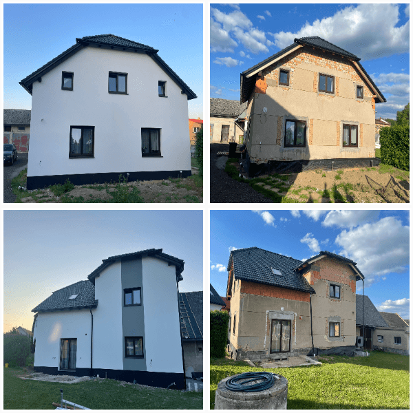 Zateplení a povrchová úprava fasády